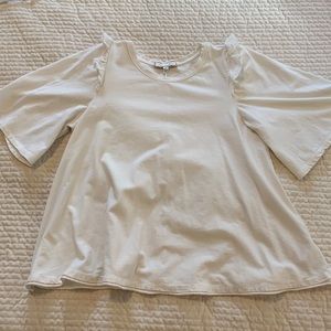 Anthropologie eri + ali white shirt